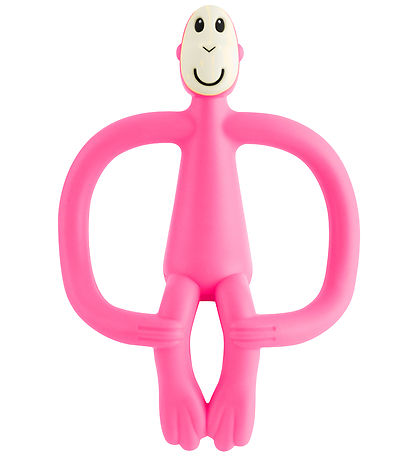 Matchstick Monkey Beißring - Monkey Zahnen - Pink