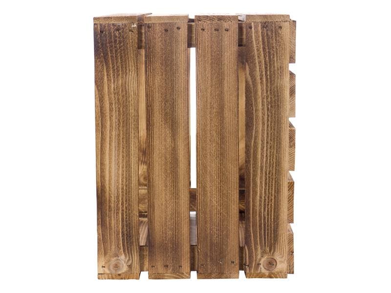 Holz Zollhaus Holzharasse Vintage geflammt 40 x 50 cm Obstharasse Vintage