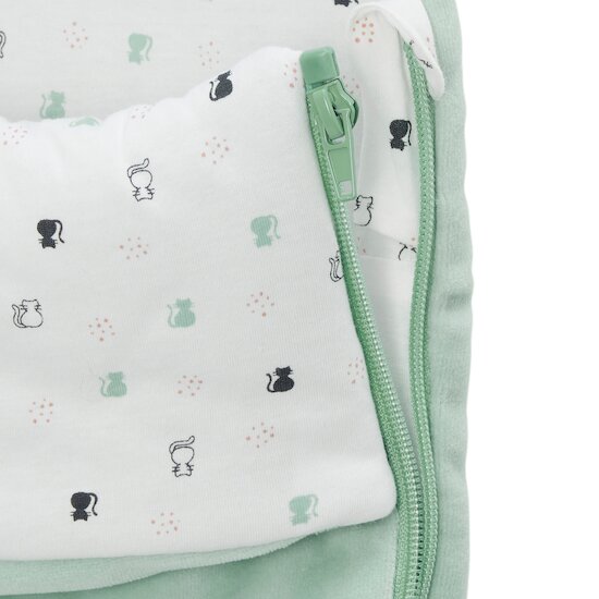 Nid d'ange Chat   Vert Sauge Pale        Taille unique   de               P'tit bisou