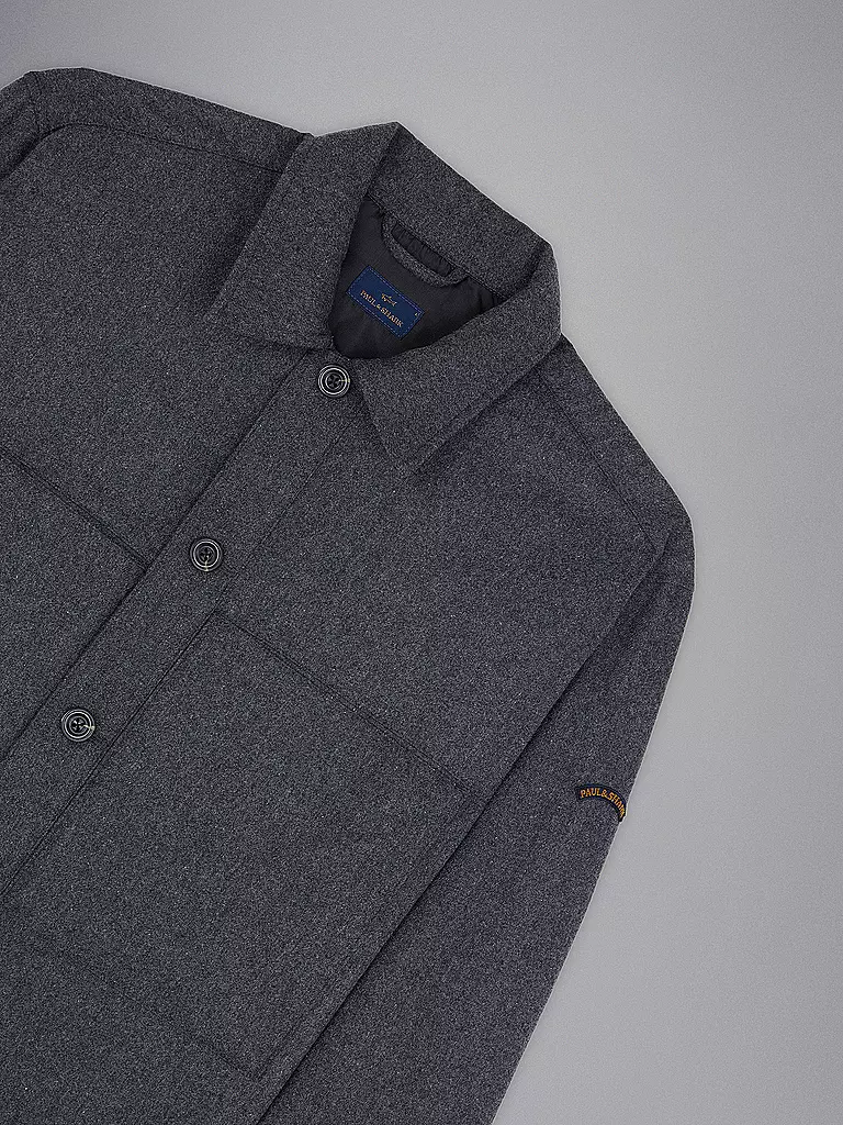 PAUL & SHARK Overshirt  grau