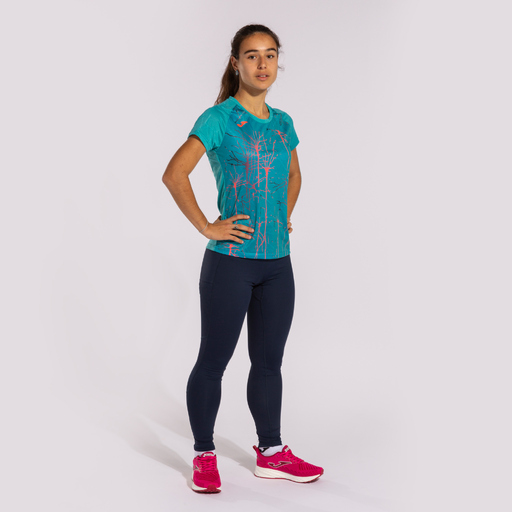 Camiseta de manga curta Joma Elite Ix turquesa