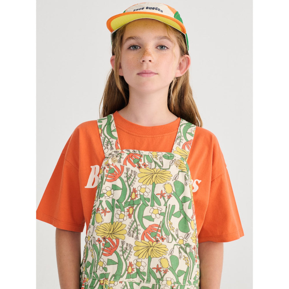 Køb Bobo Choses Offwhite Farve Herbalist All Over Woven Dungaree