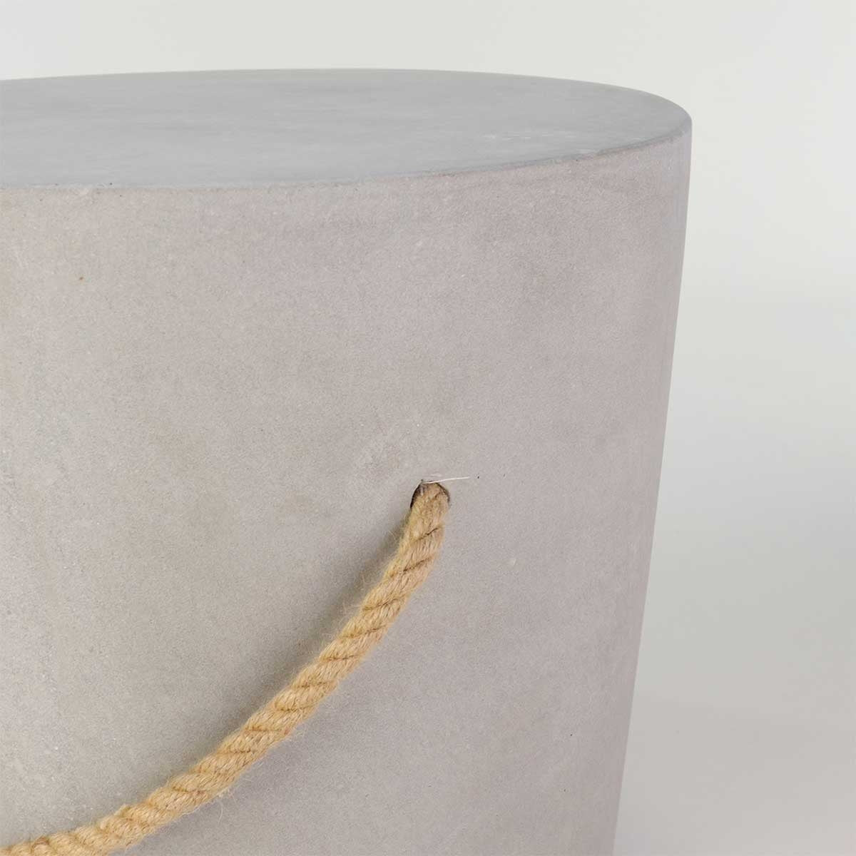 Lisomme Storm Rond Betonlook Krukje Ã37 x 40 cm - Grijs