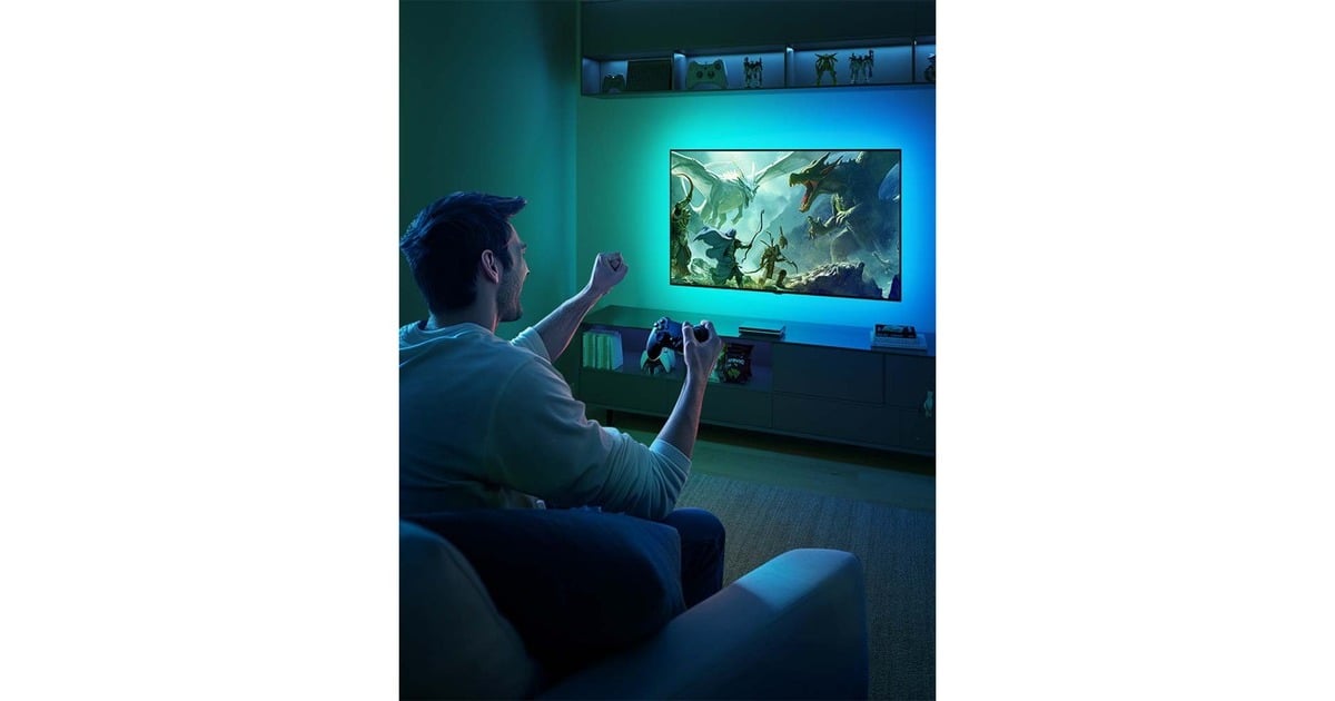 GoveeSmart AI Sync Box Kit verlichting  (Zwart, Wifi, Bluetooth, voor 55 - 65 inch tv's)