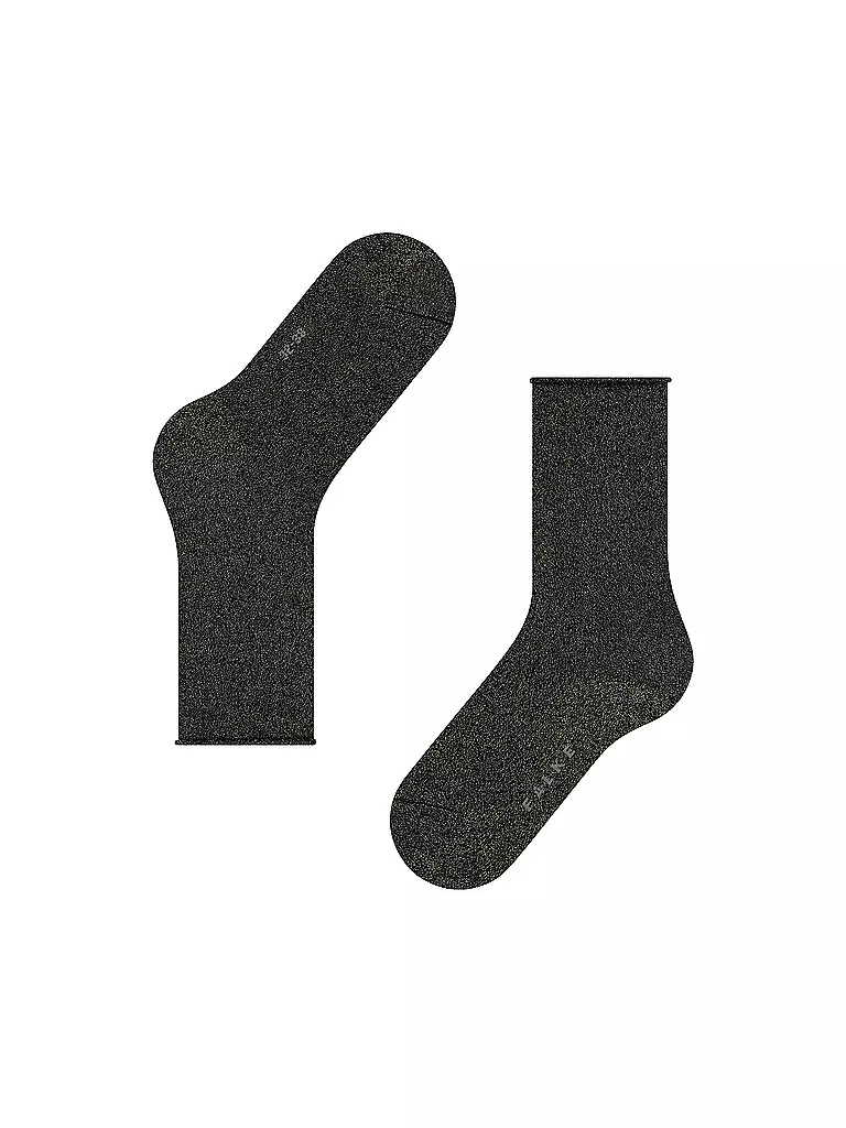FALKE Socken SHINY SO black schwarz