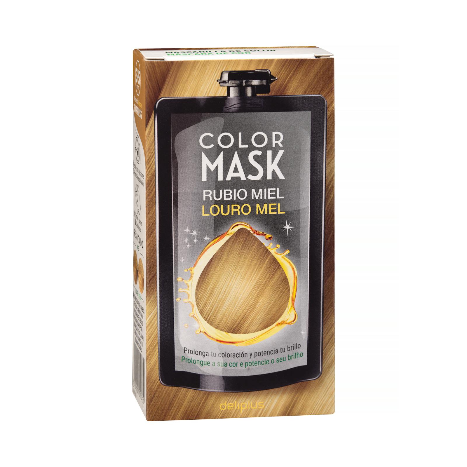 Masque colorant pour cheveux blond miel