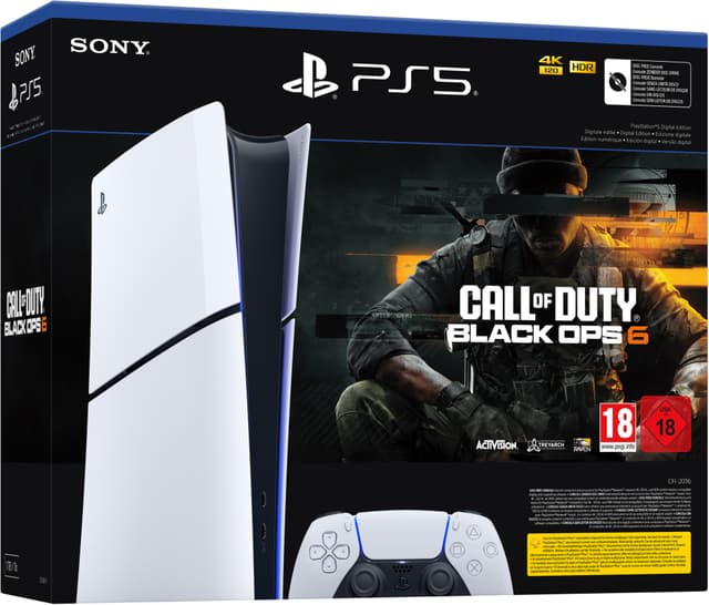 PlayStation 5 Digital Edition spillekonsol (CoD Black Ops 6-bundle)