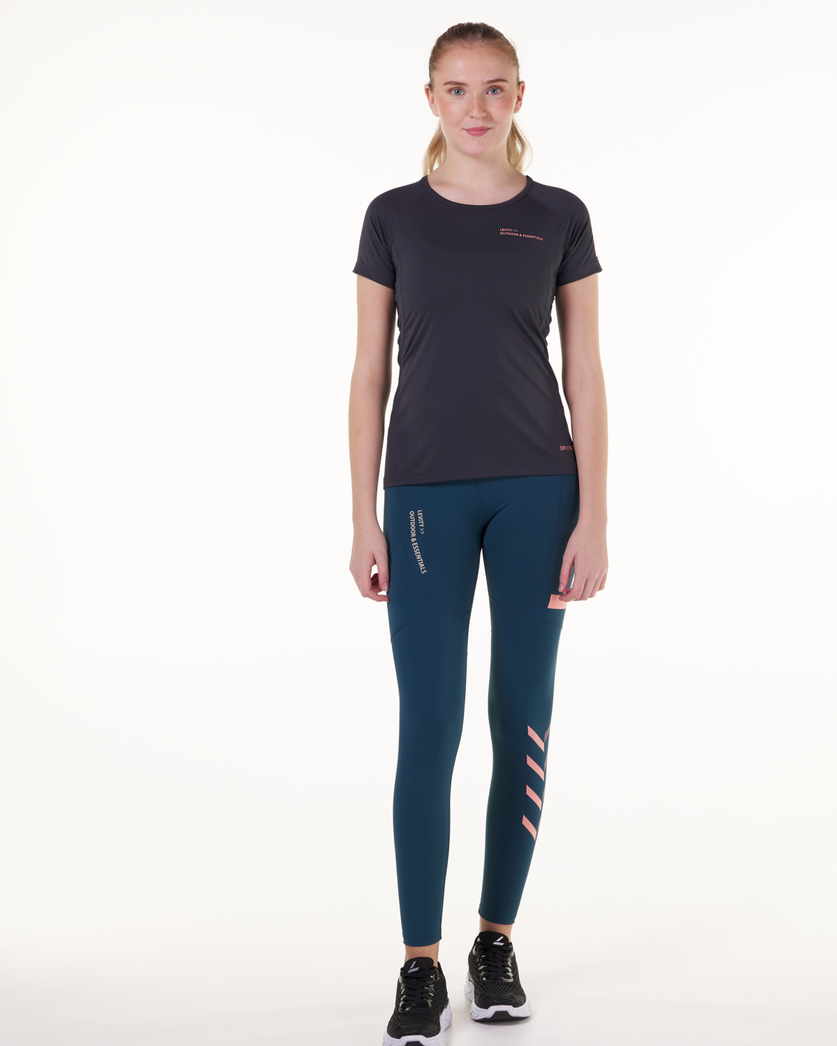 LEVITY Future Trail Tech Tights Deep Teal
