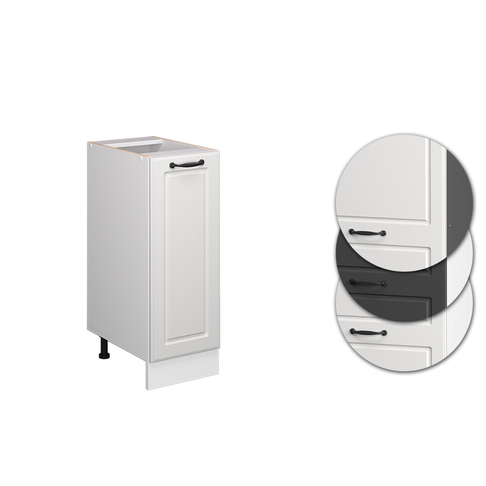 Vicco Apothekerunterschrank Küchenschrank Küchenzeile R-Line Landhaus 30 cm Weiß