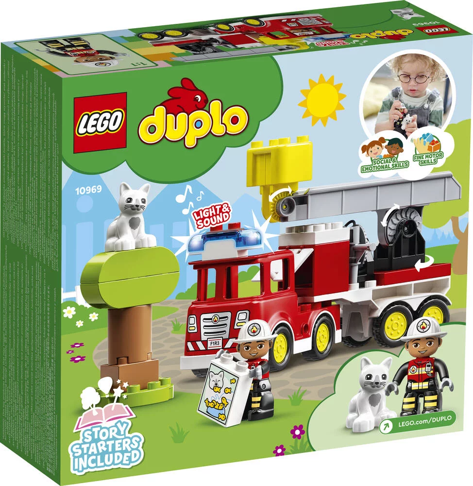 LEGO®DUPLO®MA VILLE 10969 - LE CAMION DE POMPIERS