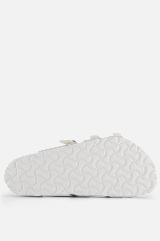 Birkenstock Franca Slippers wit Imitatieleer