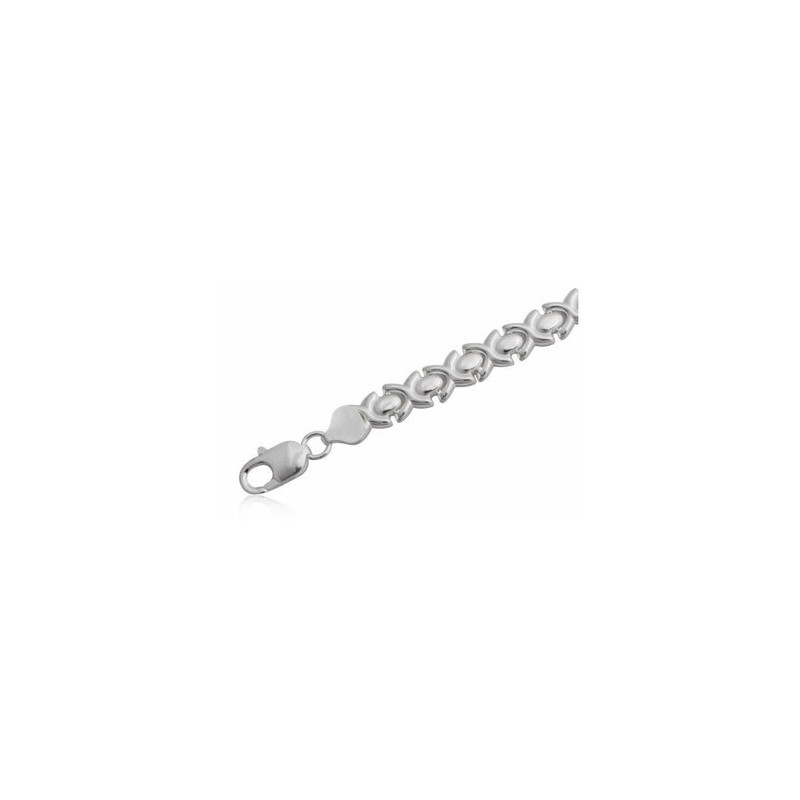 Bracelet argent maille épaisse