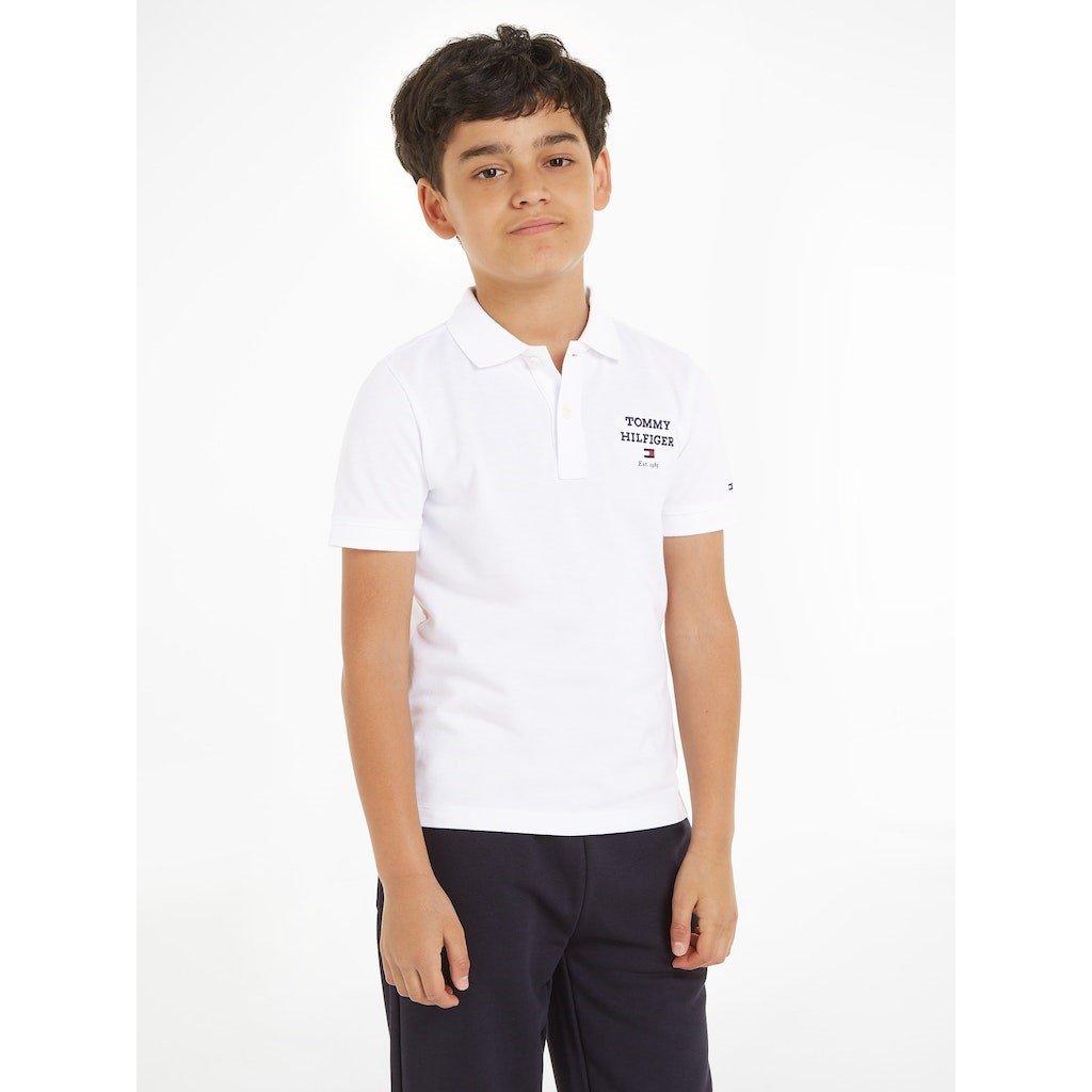 Tommy Hilfiger Logo Polo Short Sleeve Shirt Junior