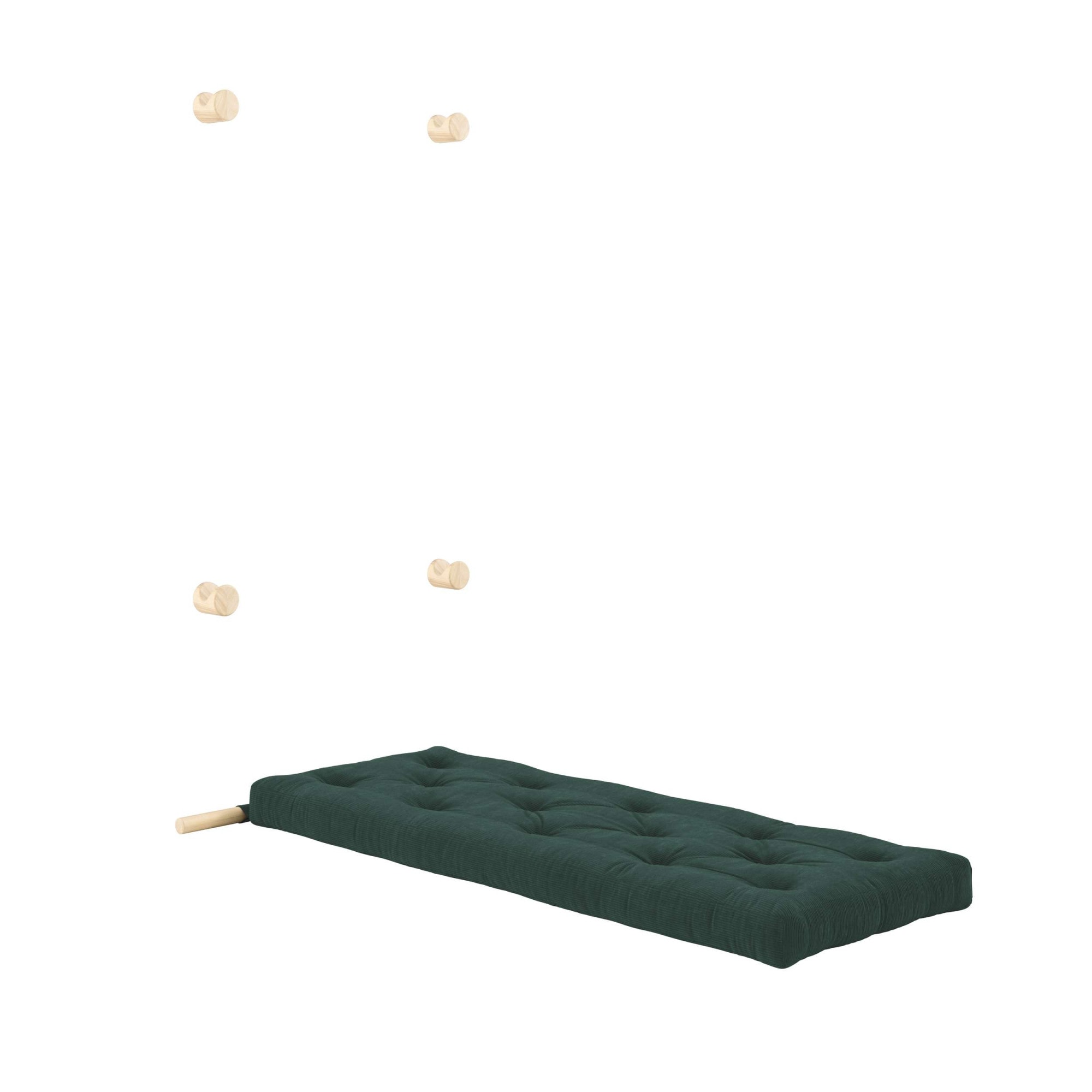 Karup Design Schlafsofa »Hooked Sofa Bed / Sleeper Chair – Sitz- oder Schlafplatz, platzsparend« Futonmatratze inkl. Halterungsset aus FSC®-zertifiziertem Massivholz