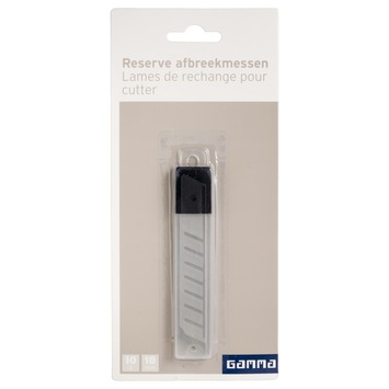 GAMMA afbreekmes reservemessen 18 mm (10 stuks)