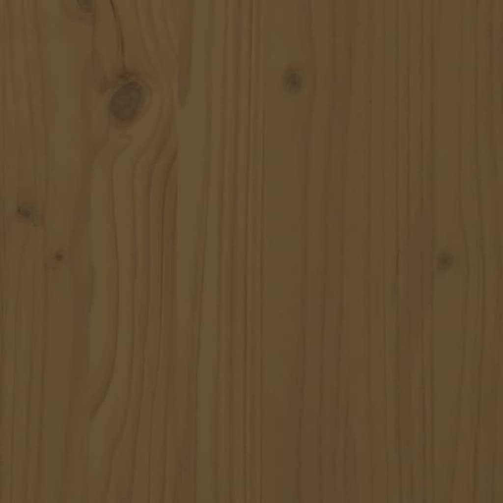 Composteur marron miel 100x100x102 cm bois massif de pin