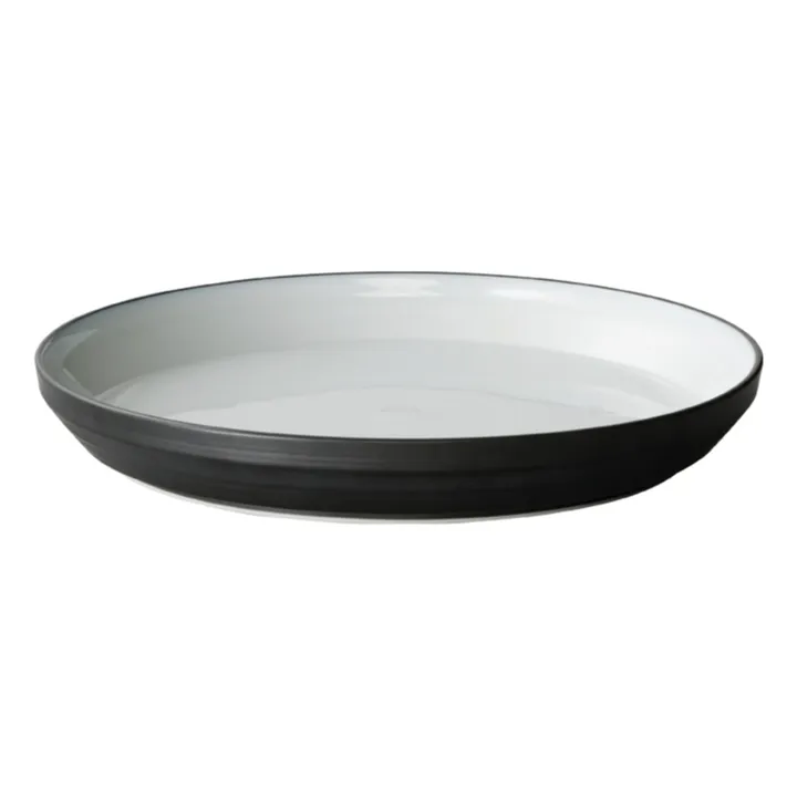 Kinto Assiette Rim en porcelaine | Noir