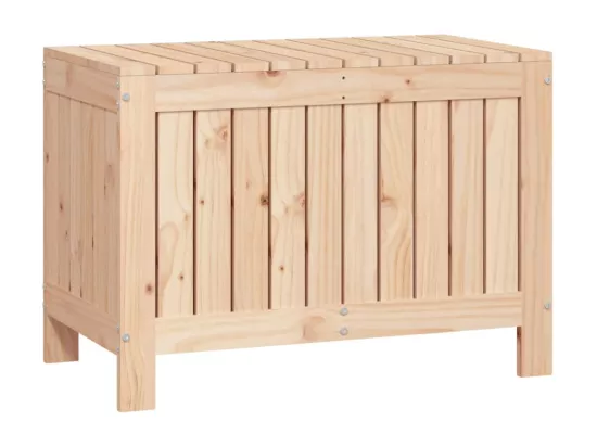 Boîte de rangement de jardin 76x42,5x54 cm Bois massif de pin