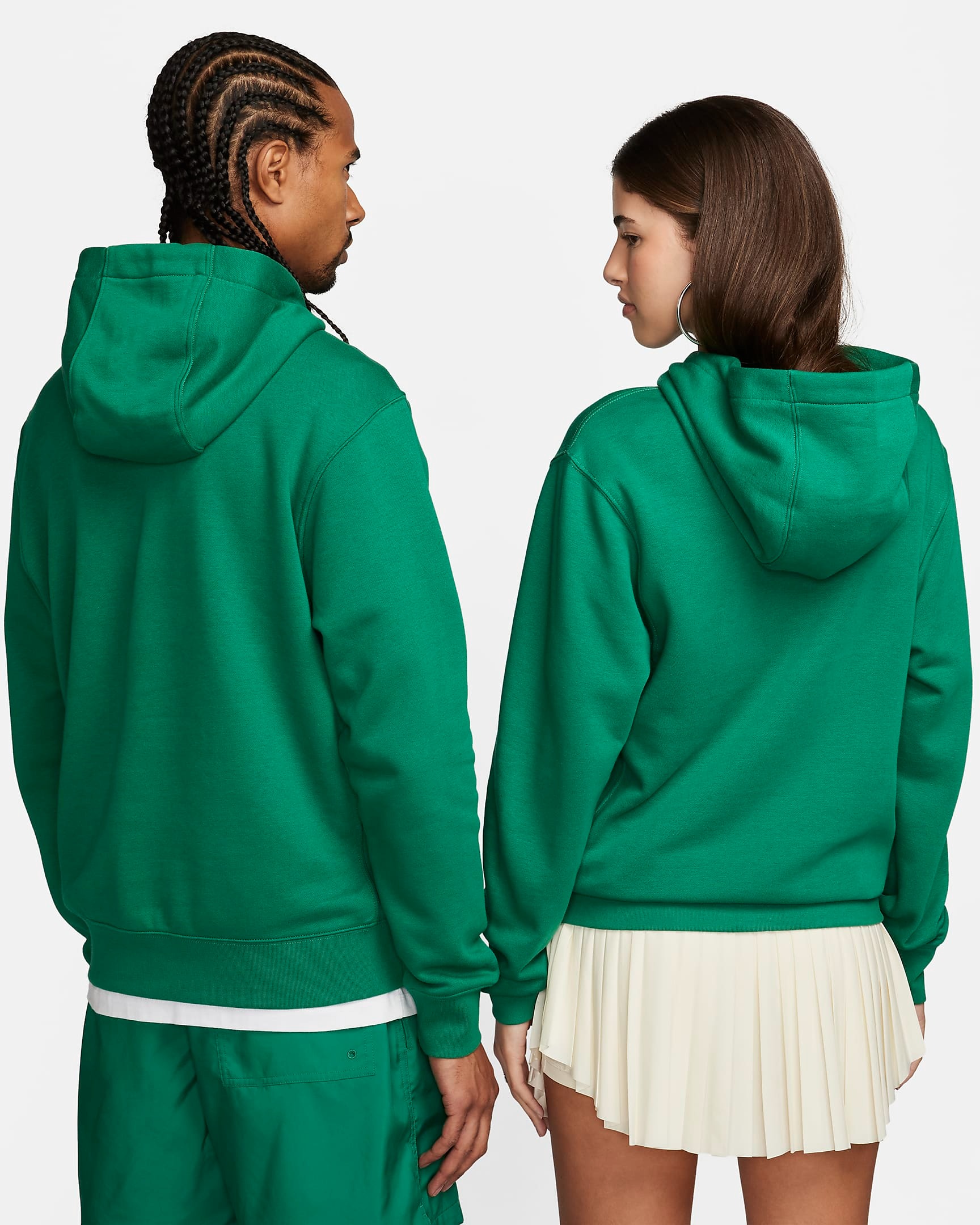 Club Fleece Hoodie Unisex 365/Malachite/Malachite/White