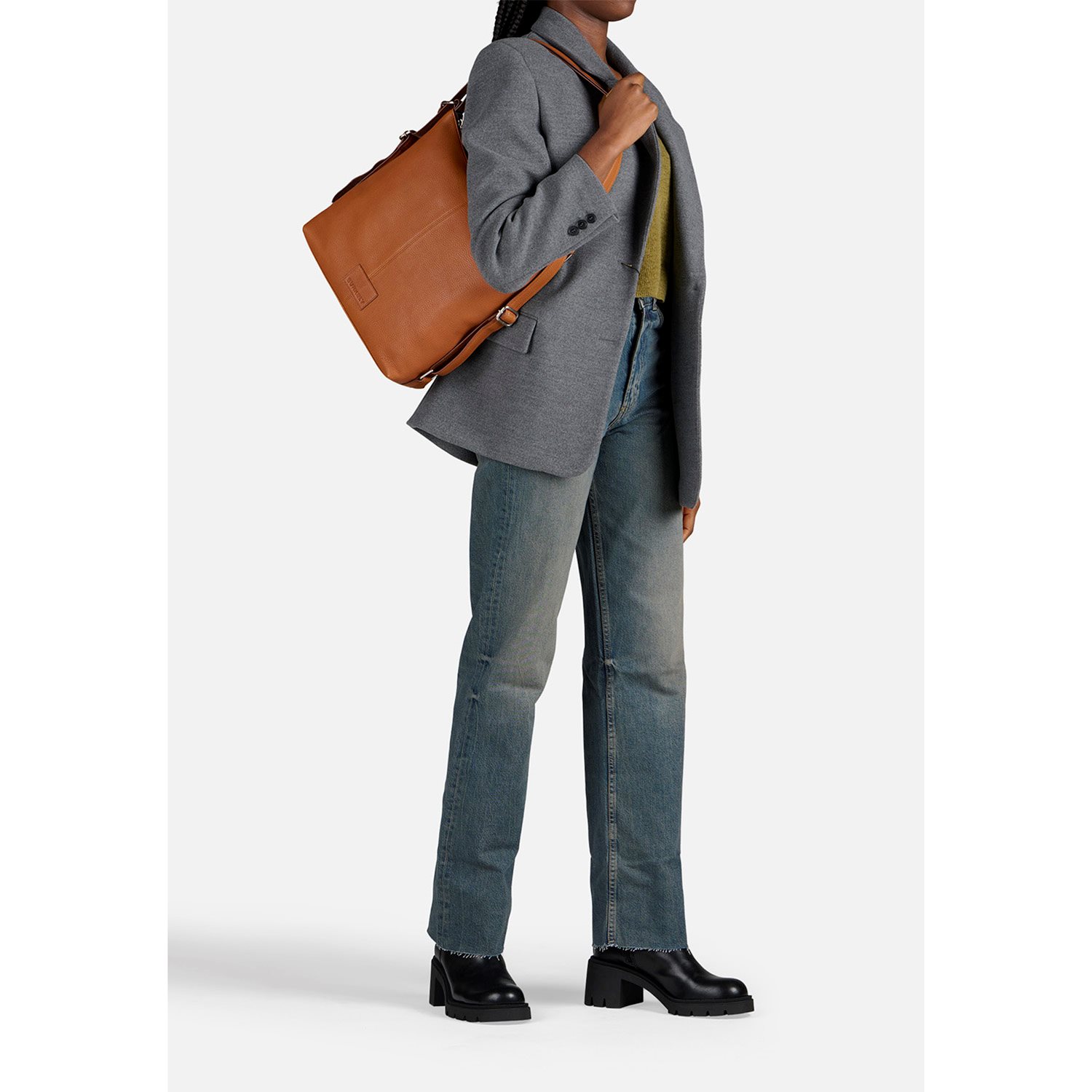 Burkely Soft Skylar Backpack Hobo cognac