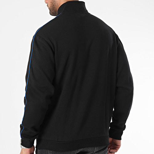 Sweat Col Zippé Quarter Noir