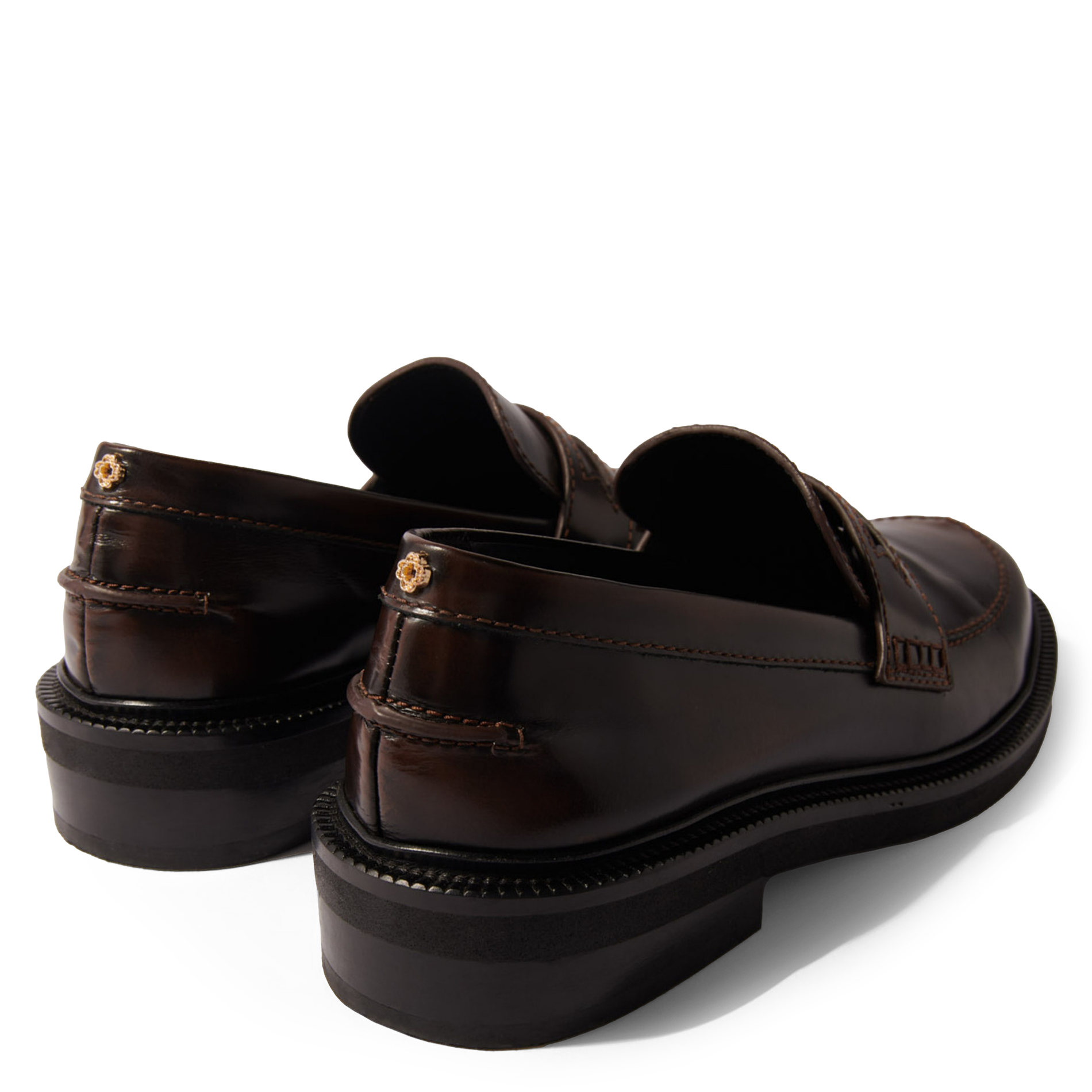 Mocassins en cuir | Marron