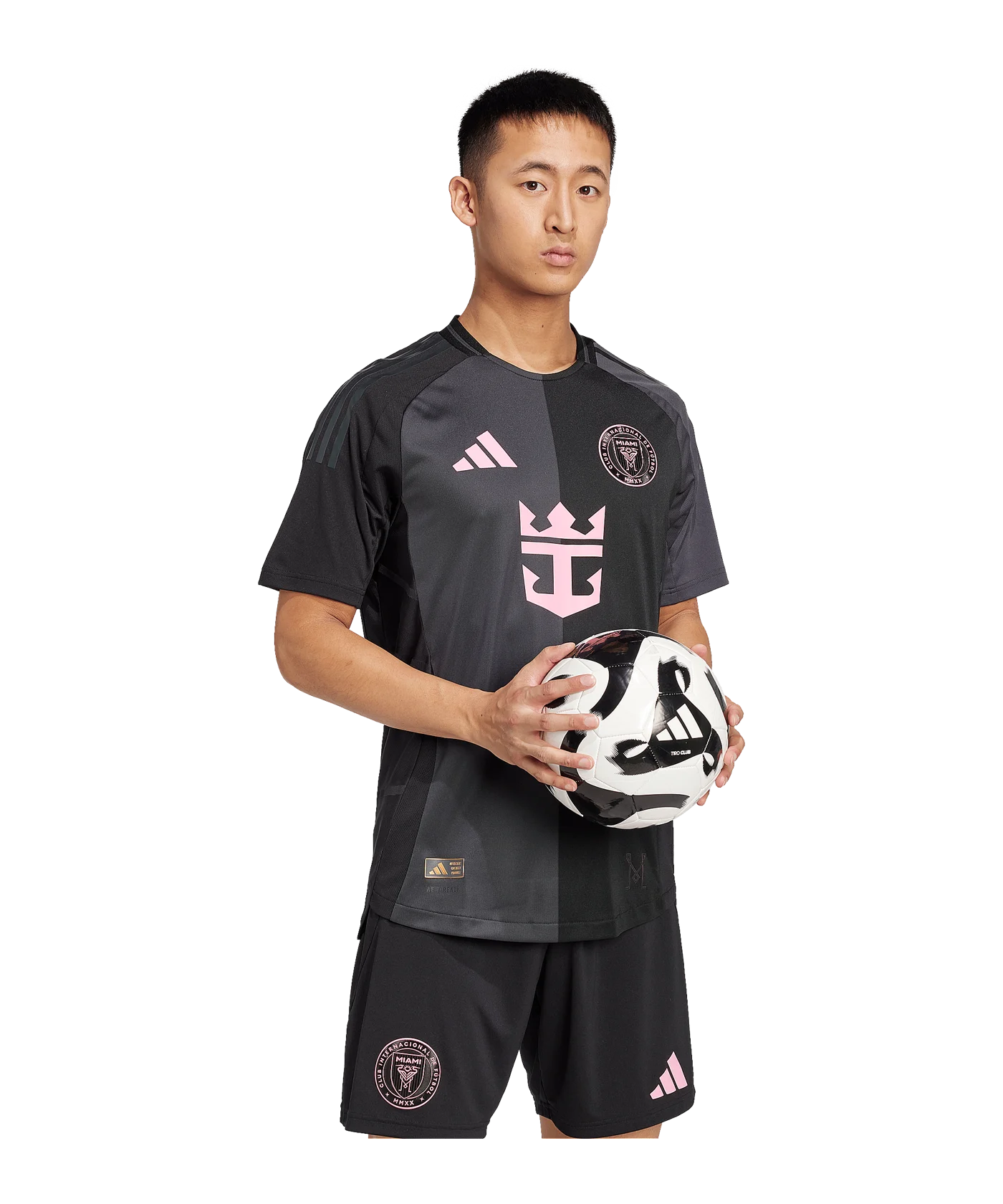 adidas Inter Miami Auth. Trikot Away 2025 Schwarz