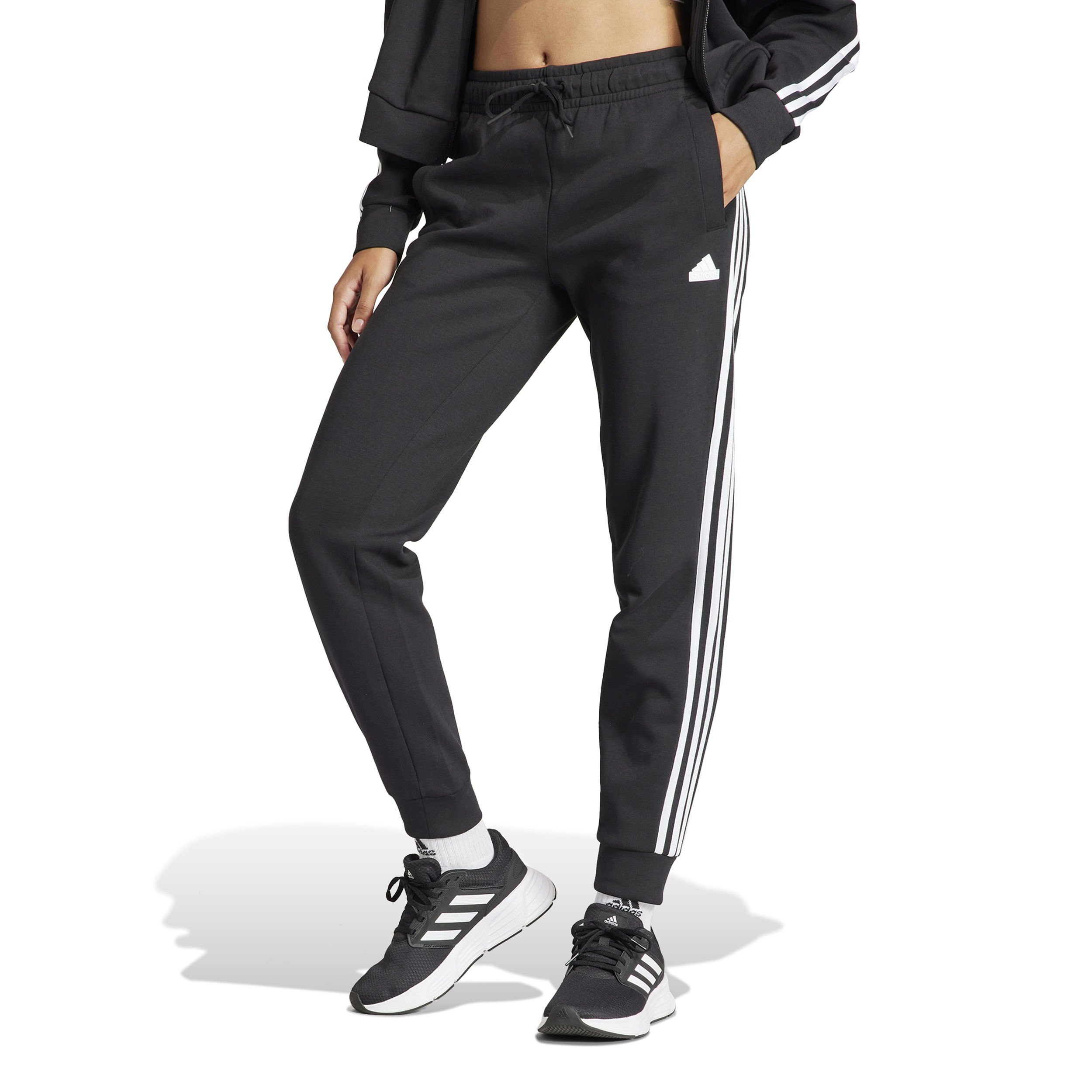 adidas Future Icon 3 Stripes Regular Pantalon Survêtement Femmes - Noir , Blanc