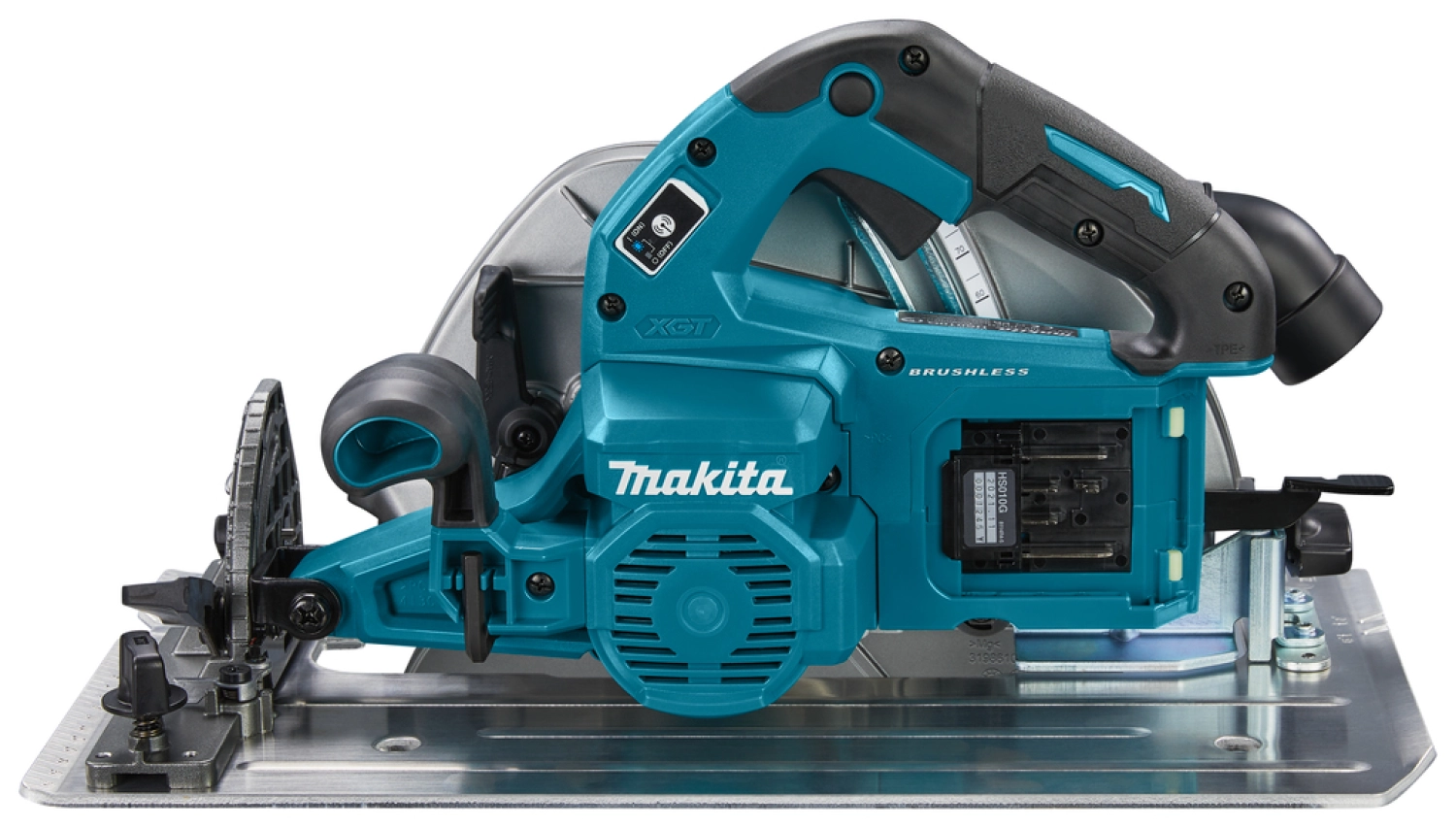 Makita HS010GT201 40V Max Li-Ion Accu Cirkelzaag set (2x 5,0Ah) in koffer - 235mm - koolborstelloos