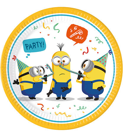 Decorata Party Pappteller - 8er-Pack - 23 cm - Minions: The Rise