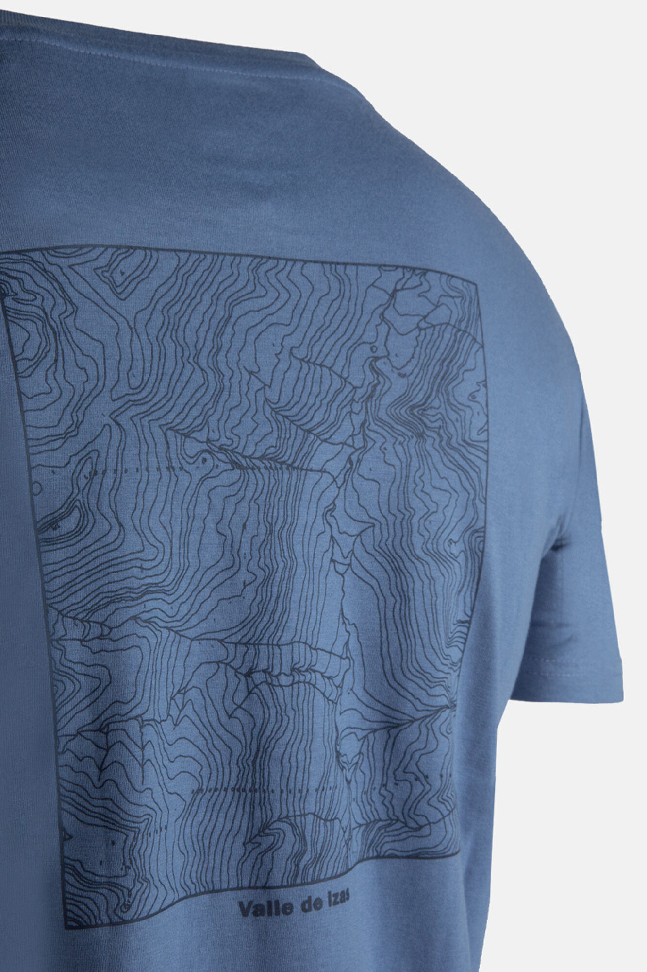 Camiseta Baro M de manga curta - Azul Médio