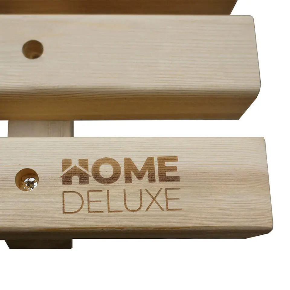 HOME DELUXE Wave houten ligstoel WOLGA - 120 cm