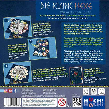 Huch! Die kleine Hexe Das verdrehte Memospiel