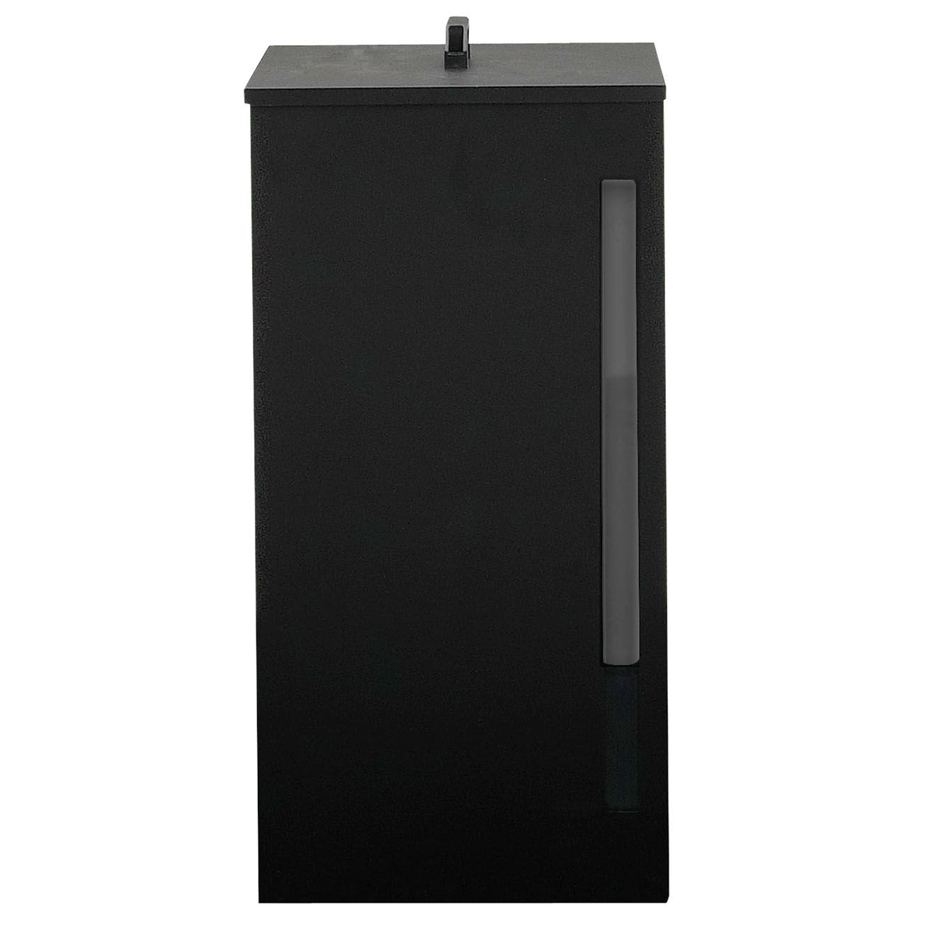 Idomya Réservoir à granules et pellets 70L noir - 36x36x76 cm