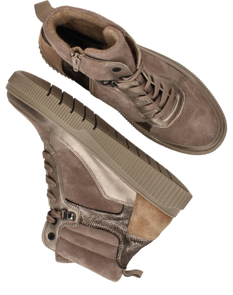 Waldlaufer Sansa Veterboots Beige Dames
