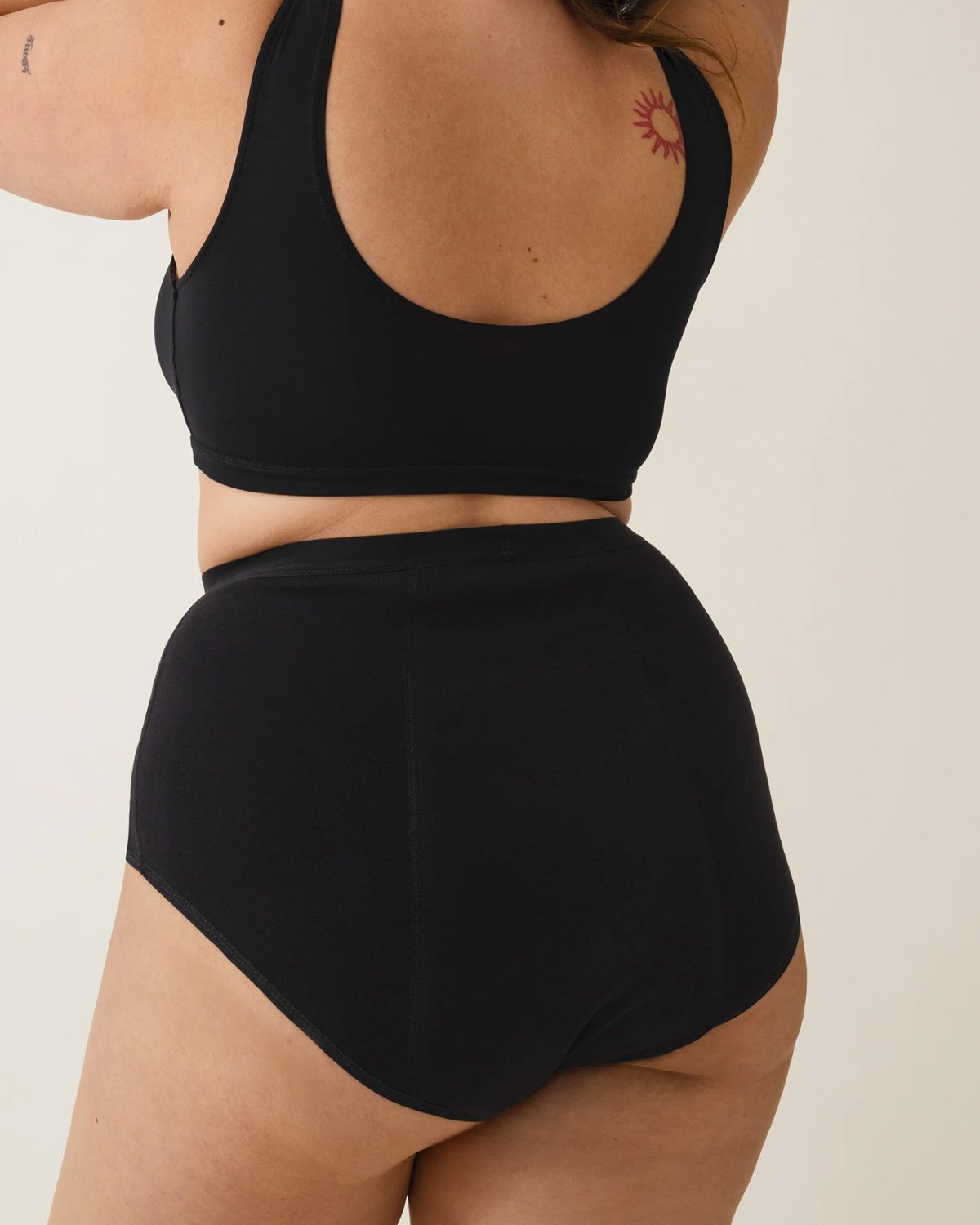 Mensentruse i Heavy Flow – Øko Bomull | High Waist Period Underwear