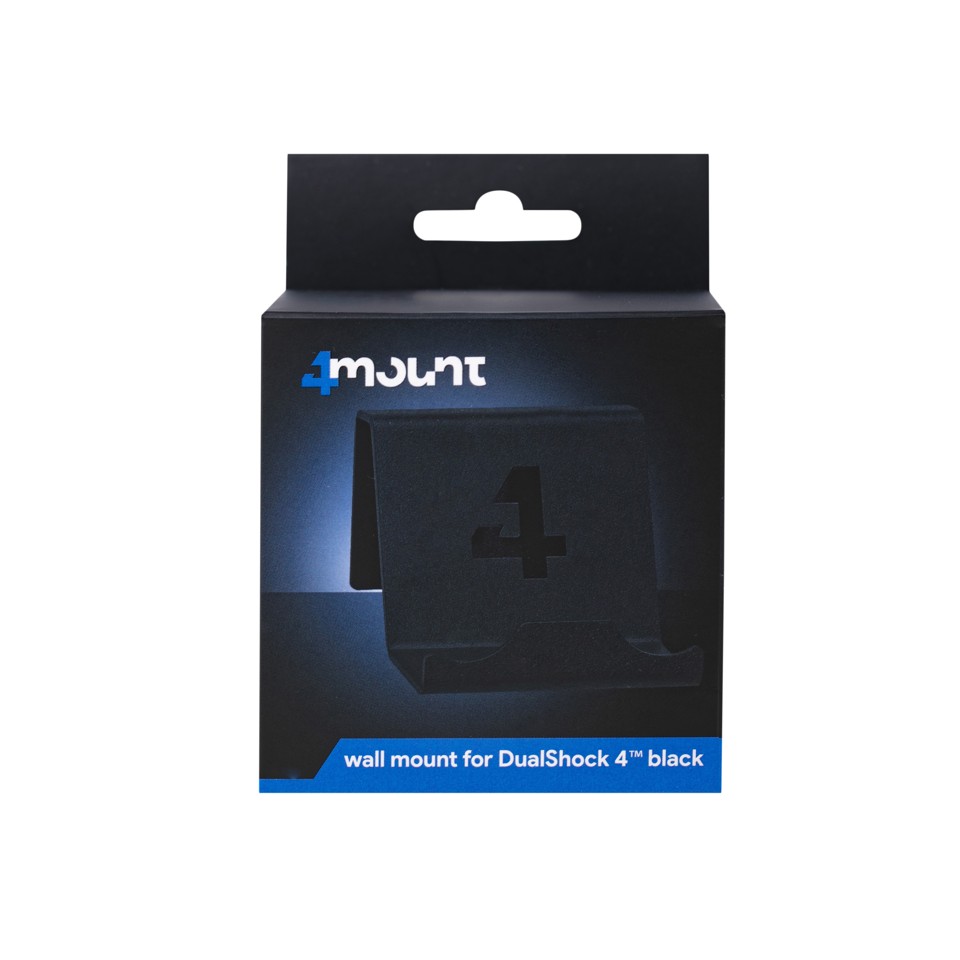 4mount - Wall Mount For Controller DS4 - Black