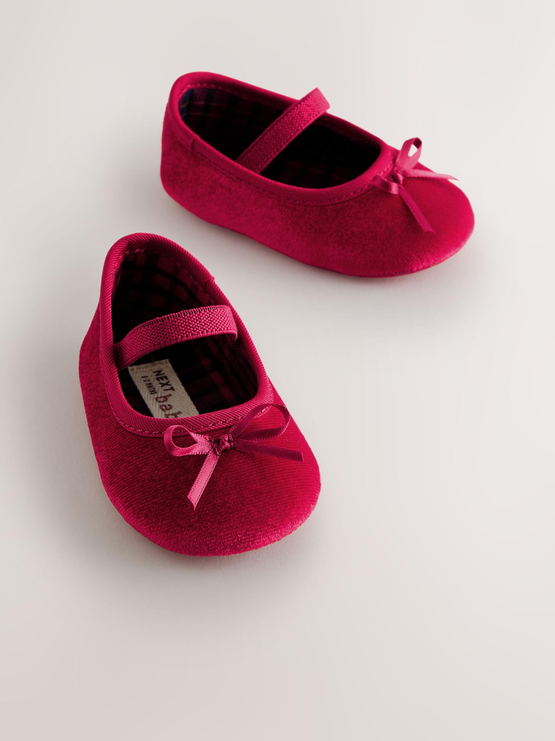 Rood - Baby ballerina's (0-18mnd)