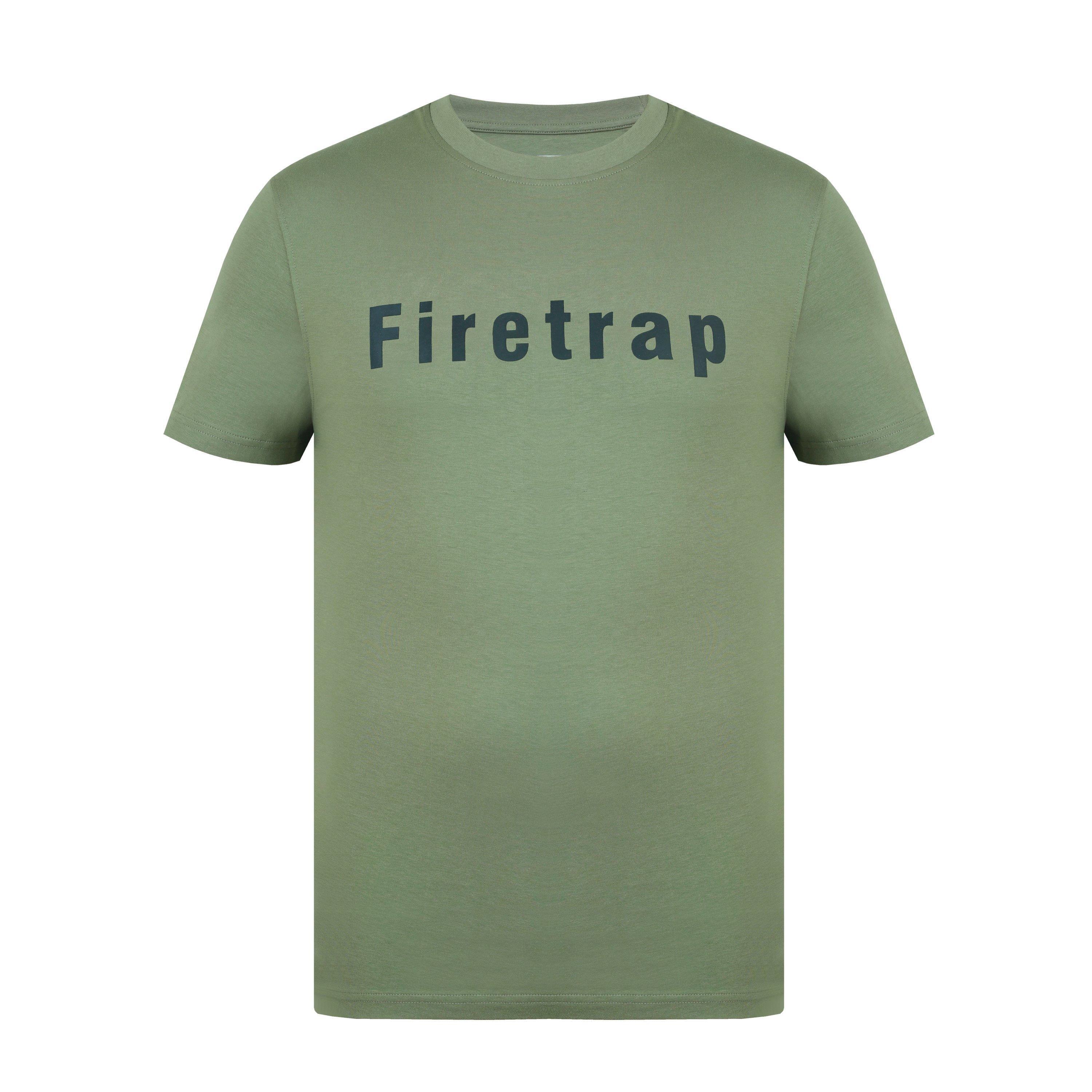 Firetrap Large Logo T Shirt Mens
