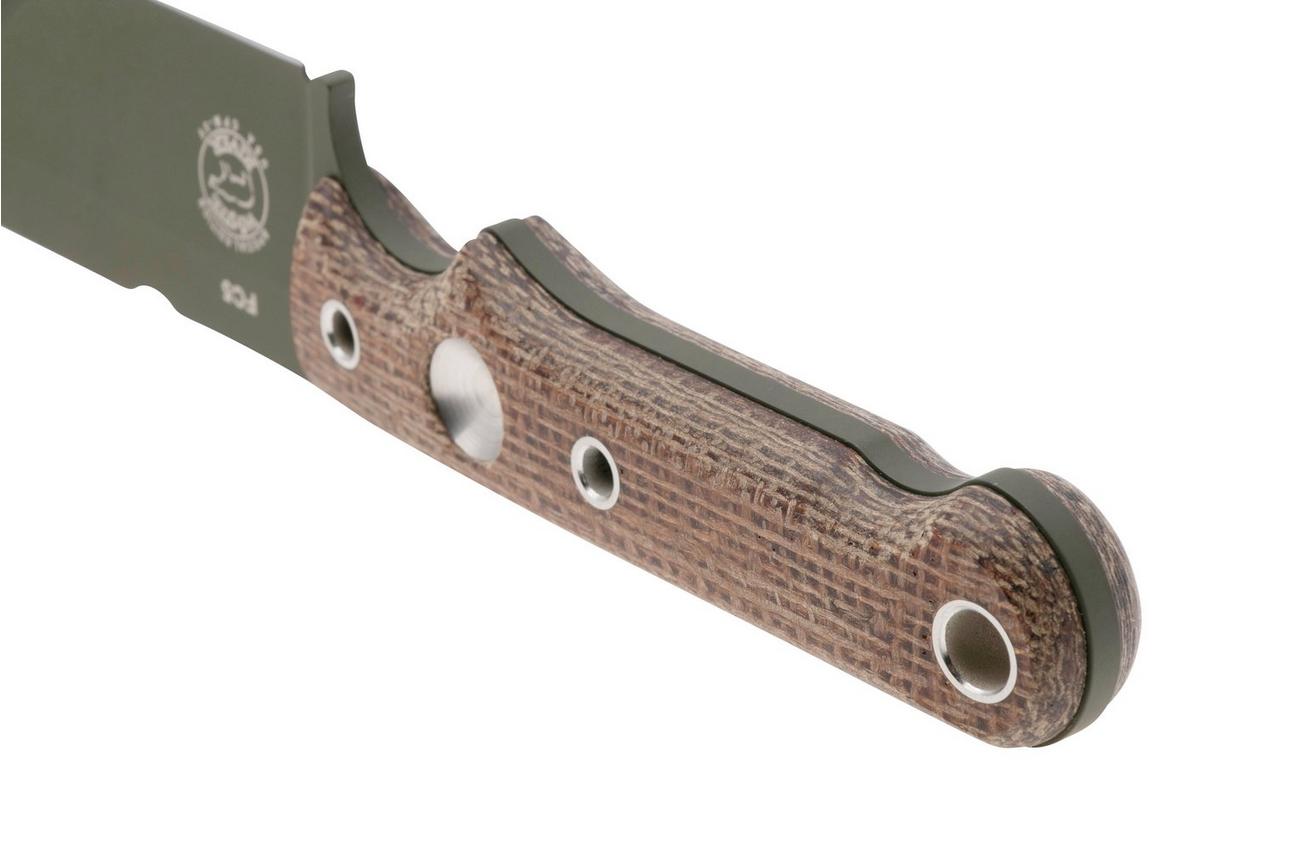 White River Knives Firecraft FC5, WRFC5-3V-BNA-CDG, OD Cerakote CPM3V, Brown Burlap Micarta, Limited Edition 2025, survivalmes