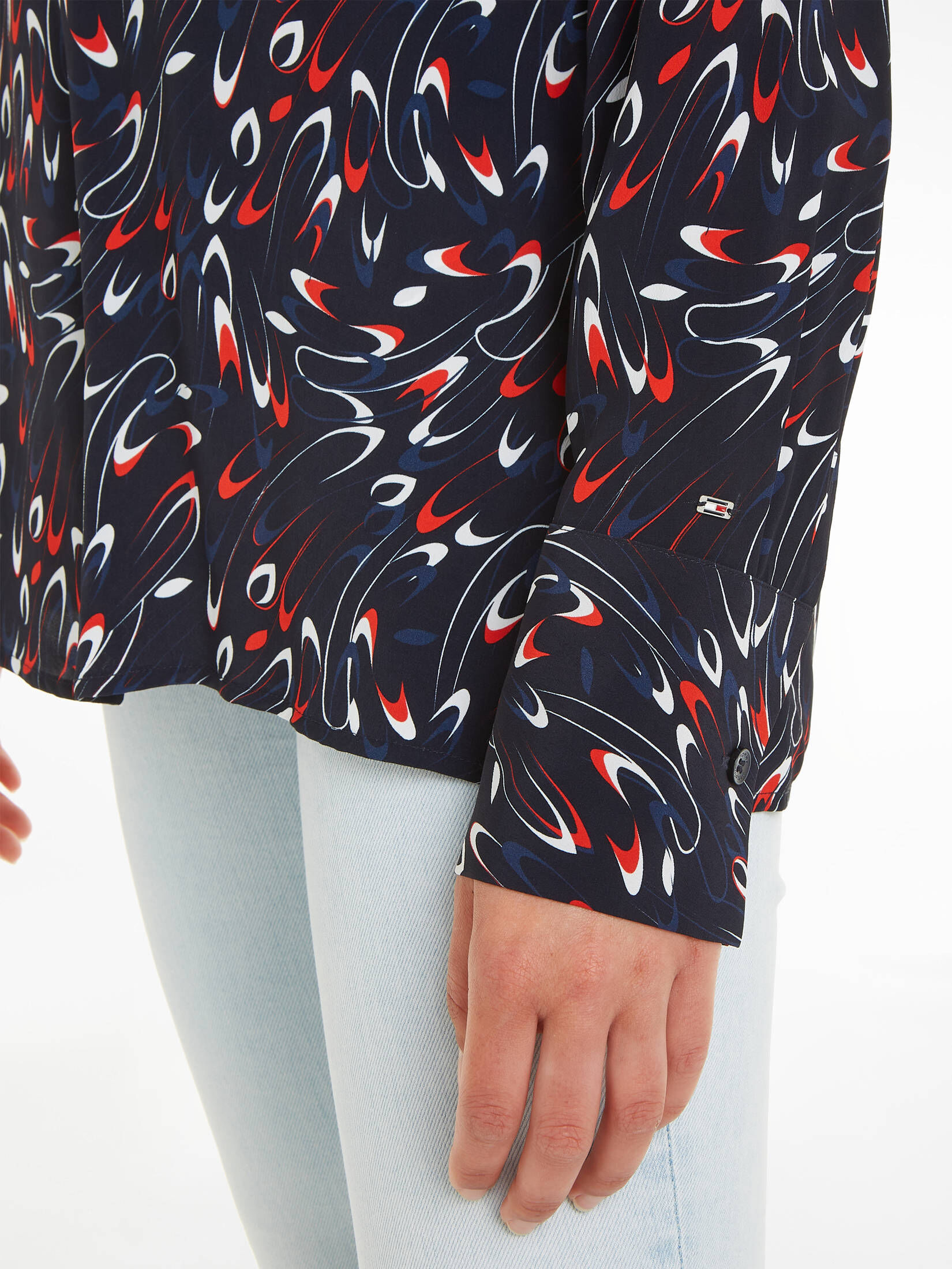 Tommy Hilfiger| Damen Bluse aus Viskose Regular Fit
