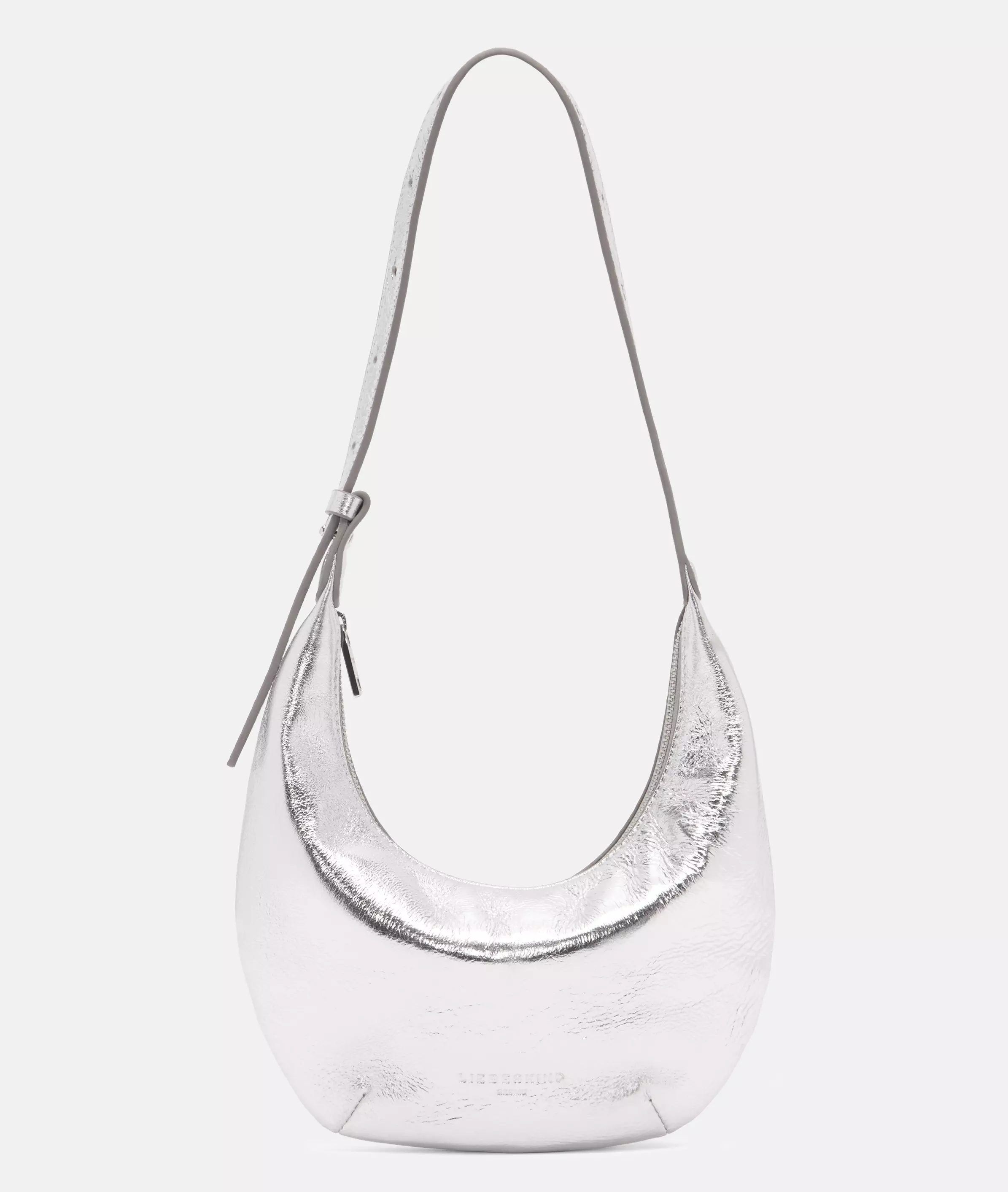 Hobo Mini bag with metallic finish