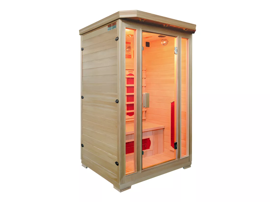 Sauna Infrarouge 2 places Gamme prestige OSLO II - L120*P105*H190cm - 1750W