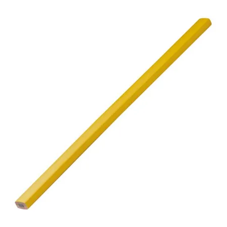 Macma Zimmermannsbleistifte, 25 cm, lackiert gelb, 10 Stück