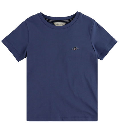 GANT T-Shirt - Shield - Dusty Navy