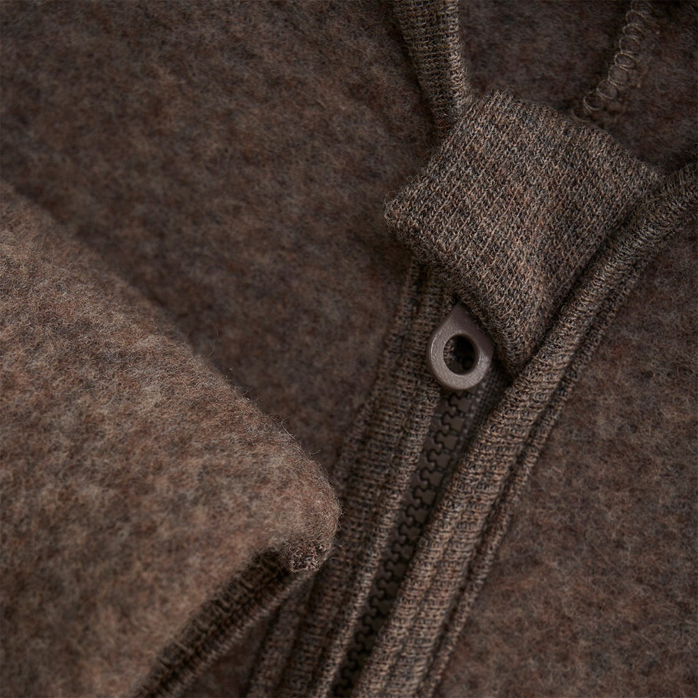 Køb Huttelihut Brown Melange Køredragt Ears Wool Fleece