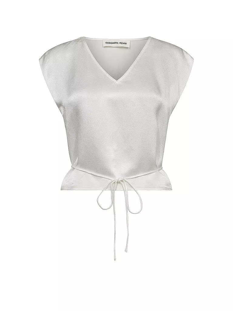 DESIGNERS REMIX Blusenshirt LUCILLE creme