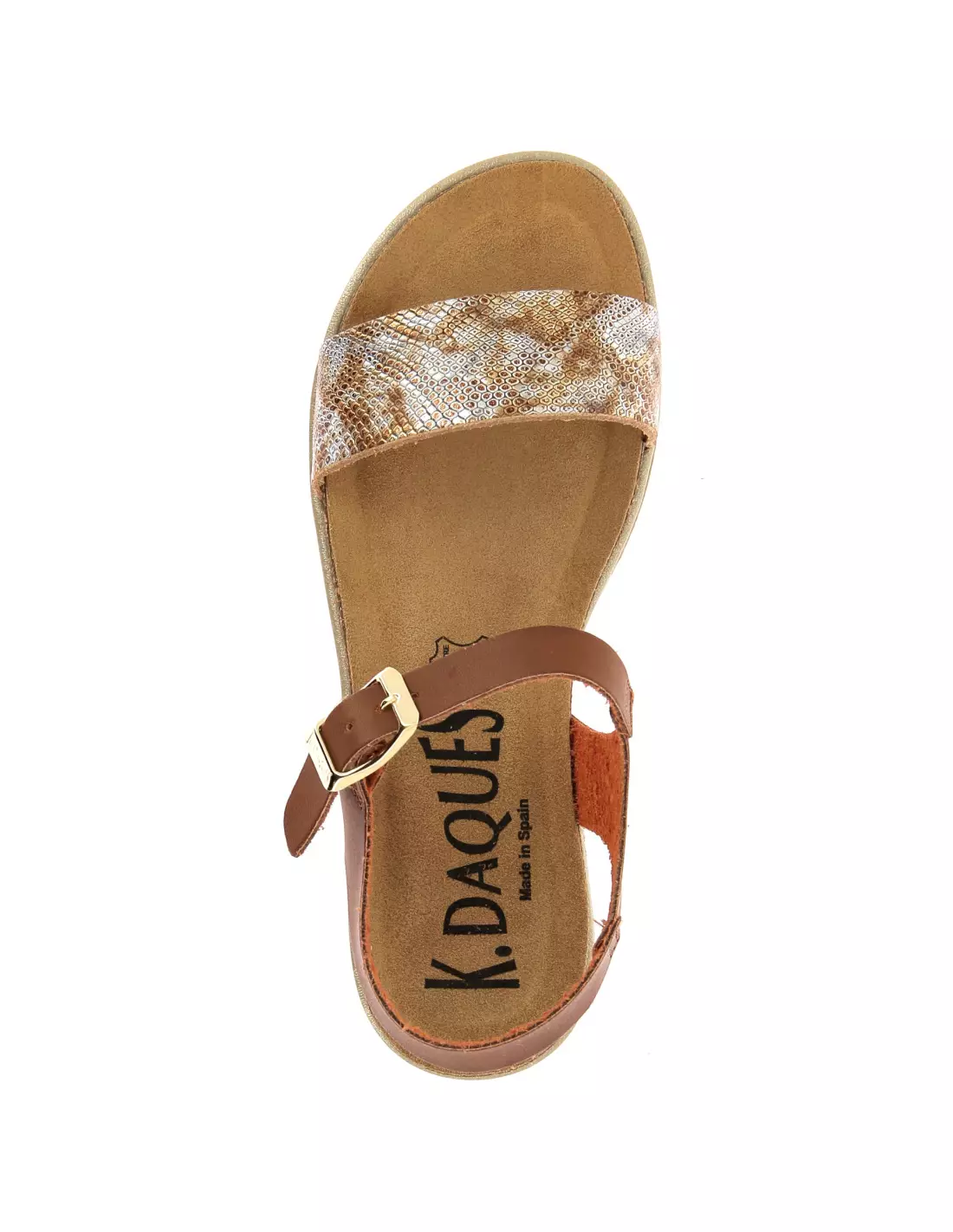 K DAQUES LAGO - Sandales & nu-pieds Tan