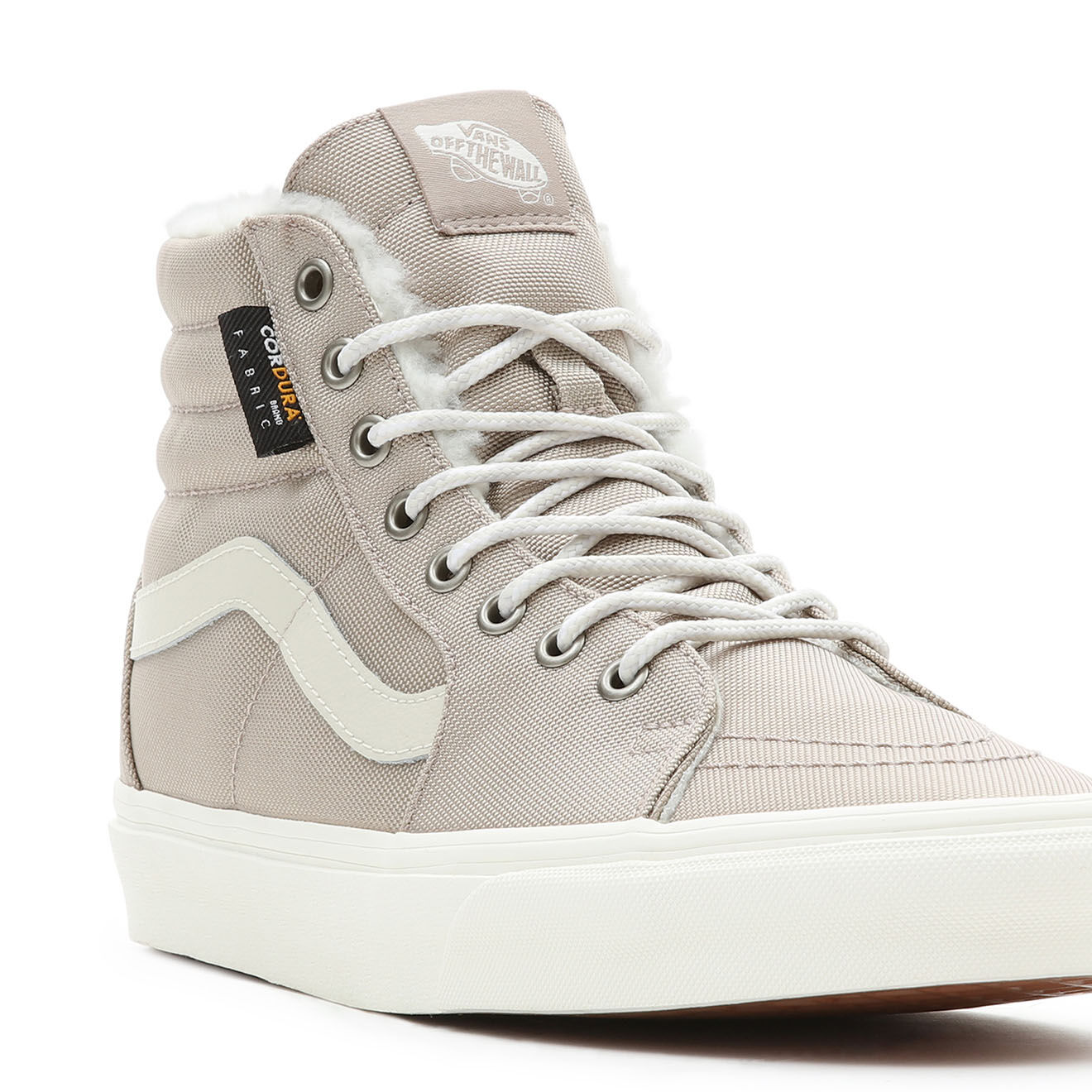 Vans Baskets SK8-Hi fourrées beiges