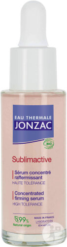 Eau Thermale Jonzac Sublimactive Sérum Concentré Raffermissant Bio Flacon Compte-Gouttes 30ml